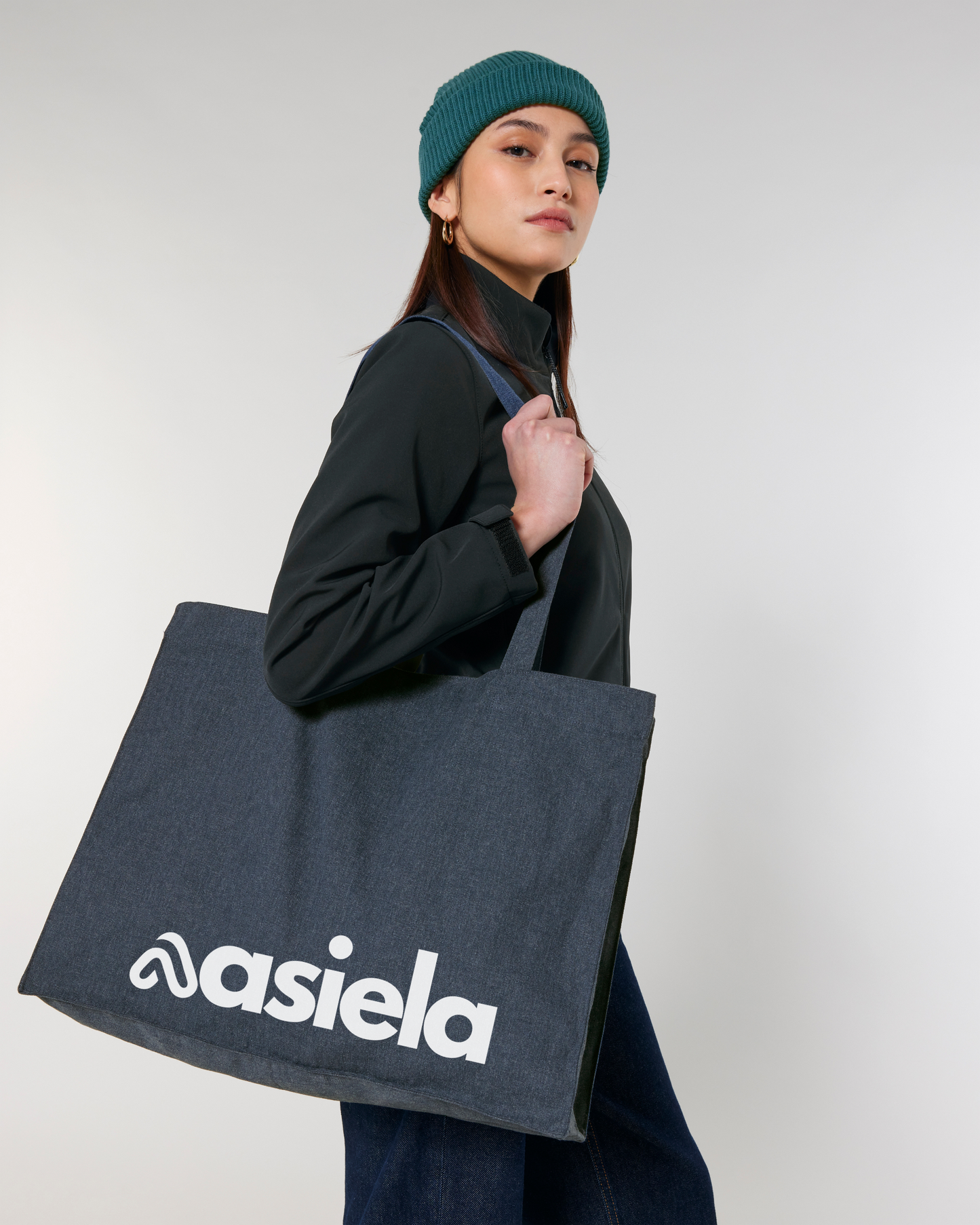 Asiela Shopping Bag - Black